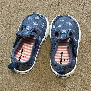 🌟Toddler girl shoes / size 3 / side Velcro strap